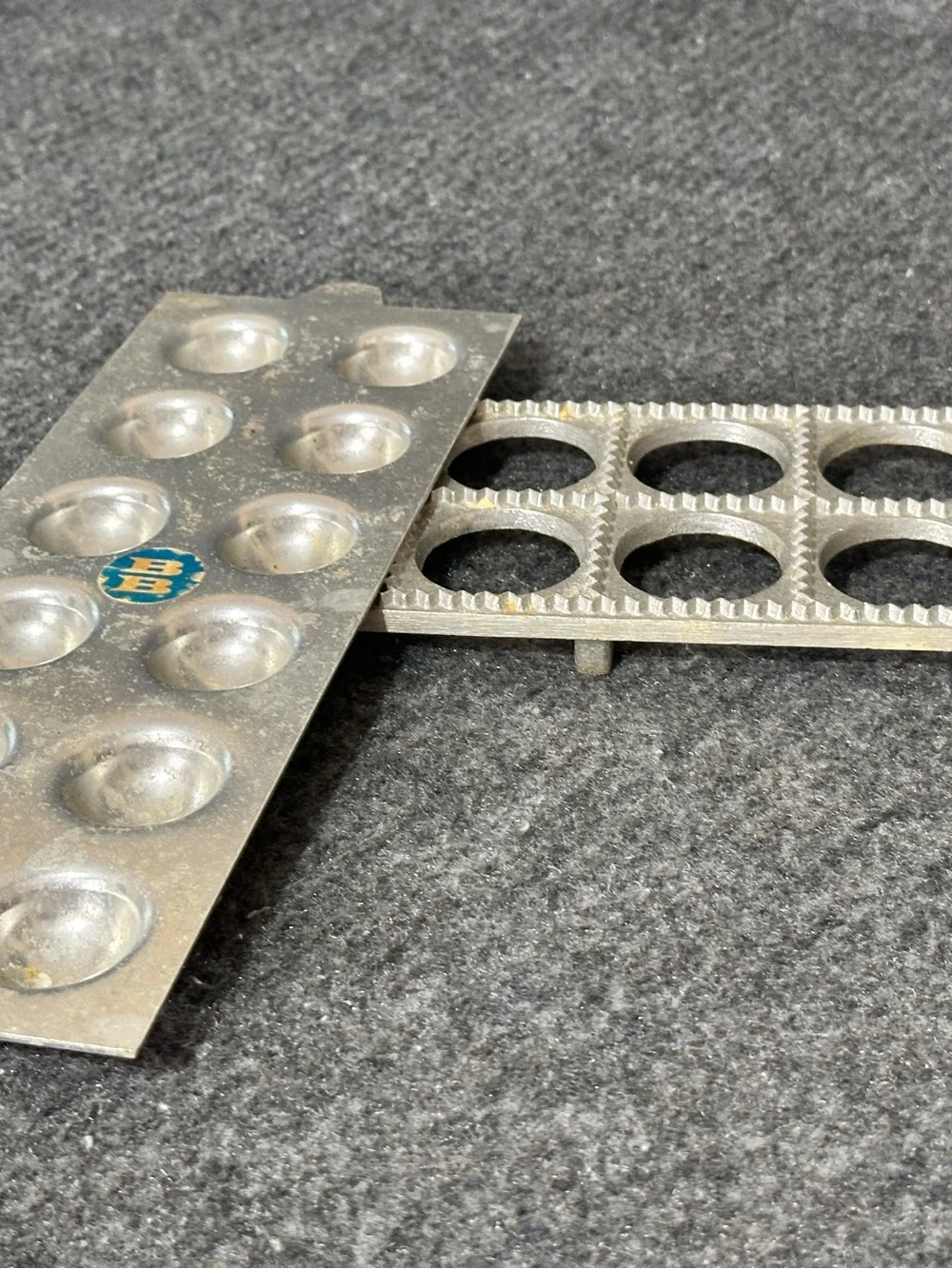 Vintage ravioli mold